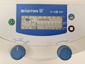 Thumbnail image of Sigma 1-15K Benchtop Refrigerated Centrifuge Lab Spares/Repairs