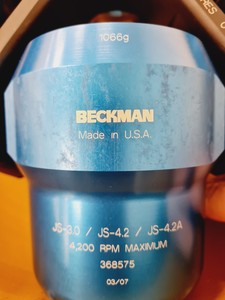 Thumbnail image of Beckman JS 4.2 Series 4200RPM Swinging Bucket Rotor