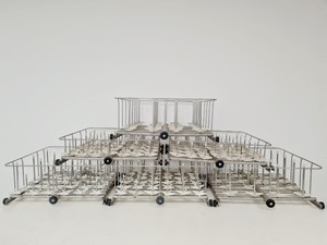Thumbnail image of Lot Of Glassware Racking For Laboratory Lancer Dishwasher