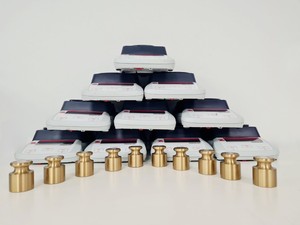 Image of 10 x Ohaus Traveler TA301 Electronic Balances/Scales & Calibration Weights Lab