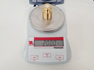 Thumbnail image of 10 x Ohaus Traveler TA301 Electronic Balances/Scales & Calibration Weights Lab