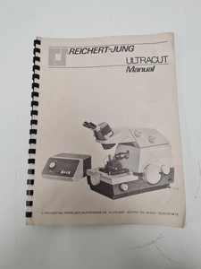 Thumbnail image of Reichert Jung UltraCut Microtome 701701 Ultramicrotome + Controller Faulty