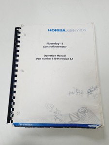 Thumbnail image of Jobin Yvon HORIBA Fluorolog  3-22 System Lab