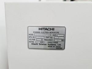 Thumbnail image of Hitachi S3000H SEM Scanning Electron Microscope Lab