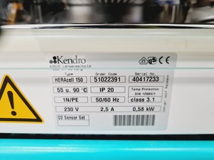 Thumbnail image of Kendro Heraeus HERAcell 150 CO2 Laboratory Incubator Lab