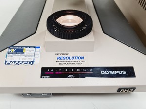 Thumbnail image of Olympus BH-2 w/ 7 x Objectives, Dualhead Bridge, Rotating Stage, BH2-KPA