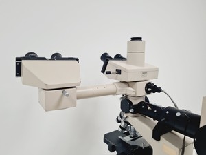 Thumbnail image of Olympus BH-2 w/ 7 x Objectives, Dualhead Bridge, Rotating Stage, BH2-KPA