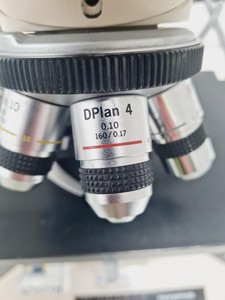 Thumbnail image of Olympus BH-2 w/ 7 x Objectives, Dualhead Bridge, Rotating Stage, BH2-KPA