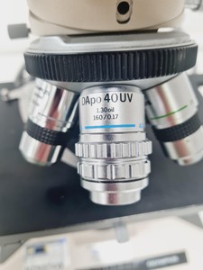 Thumbnail image of Olympus BH-2 w/ 7 x Objectives, Dualhead Bridge, Rotating Stage, BH2-KPA