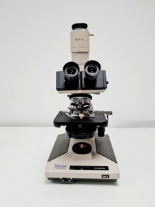 Thumbnail image of Olympus BH-2 Compound Microscope w/ 5 x Objectives Lab