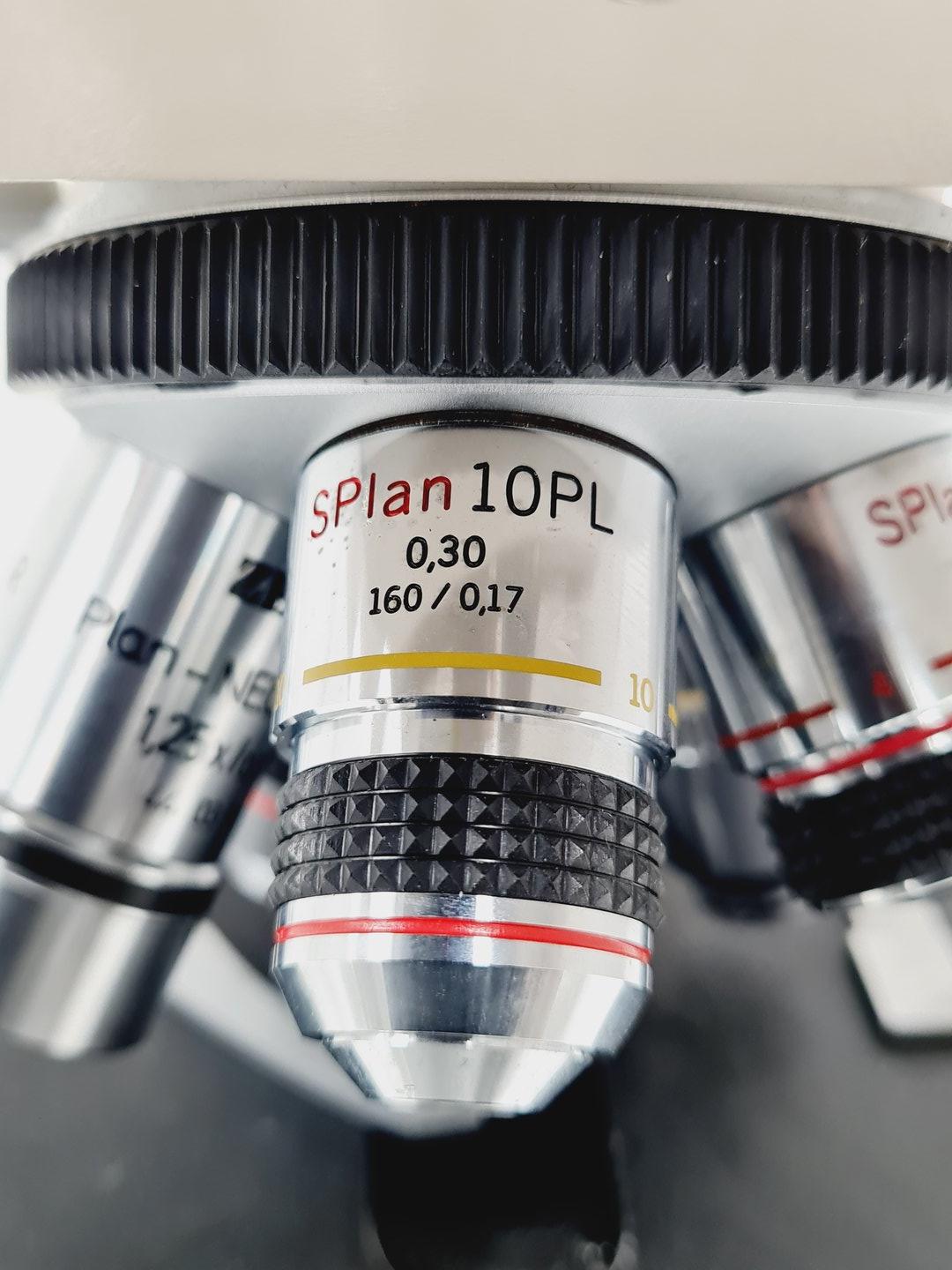 Image of Olympus BH-2 Compound Microscope w/ 5 x Objectives Lab