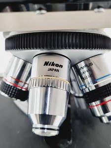 Thumbnail image of Olympus BH-2 Compound Microscope w/ 5 x Objectives Lab