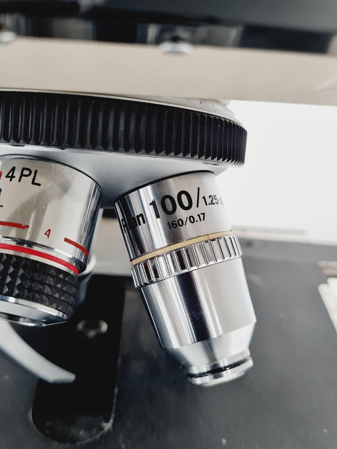 Image of Olympus BH-2 Compound Microscope w/ 5 x Objectives Lab