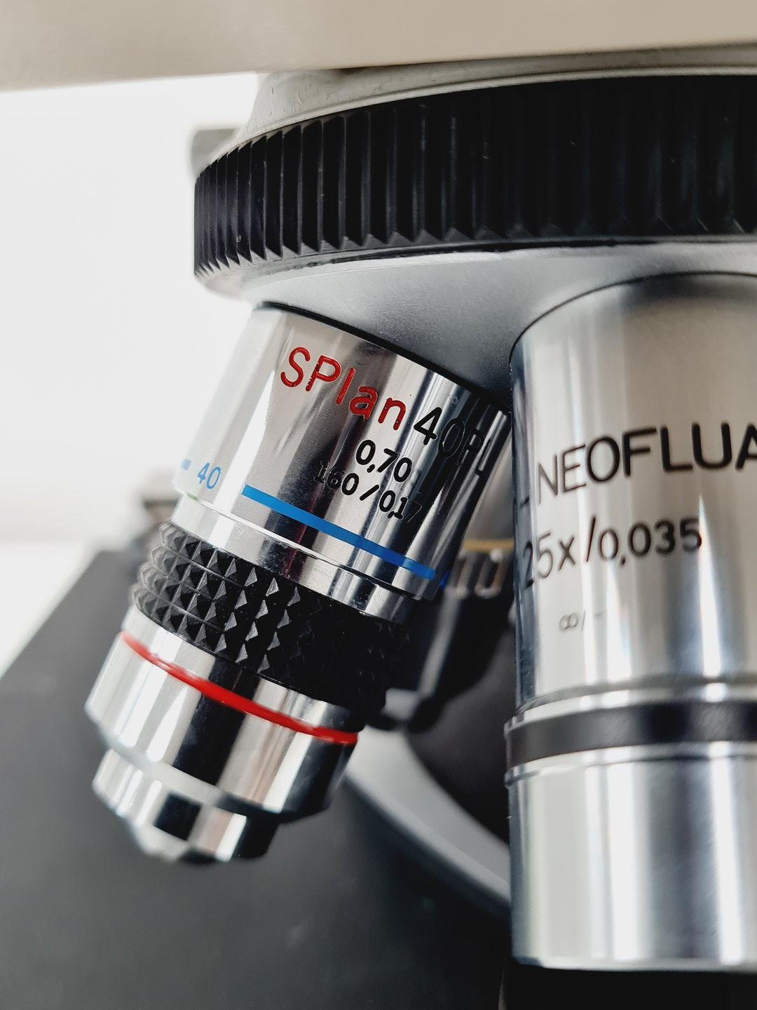 Image of Olympus BH-2 Compound Microscope w/ 5 x Objectives Lab