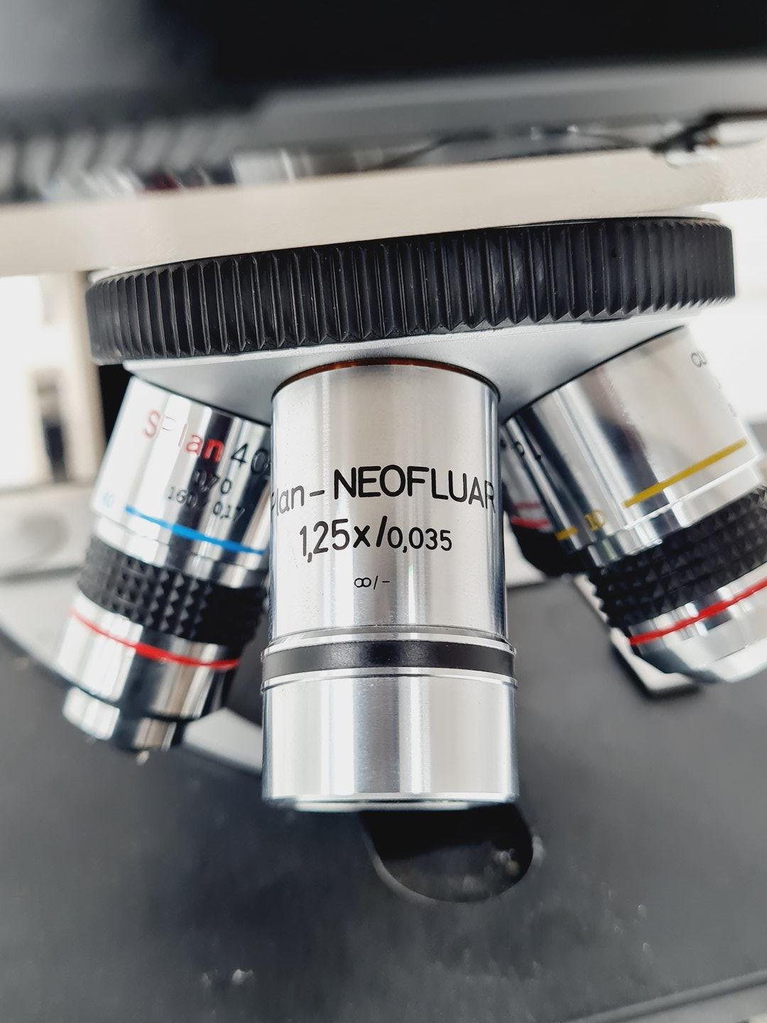 Image of Olympus BH-2 Compound Microscope w/ 5 x Objectives Lab