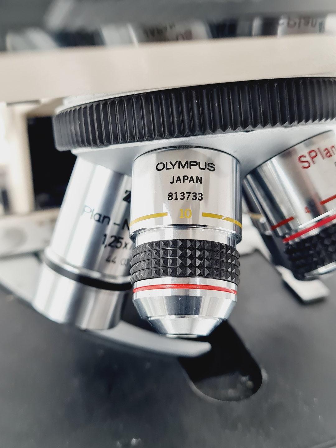 Image of Olympus BH-2 Compound Microscope w/ 5 x Objectives Lab
