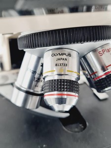 Thumbnail image of Olympus BH-2 Compound Microscope w/ 5 x Objectives Lab