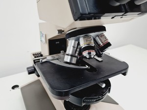 Thumbnail image of Olympus BH-2 Compound Microscope w/ 5 x Objectives Lab