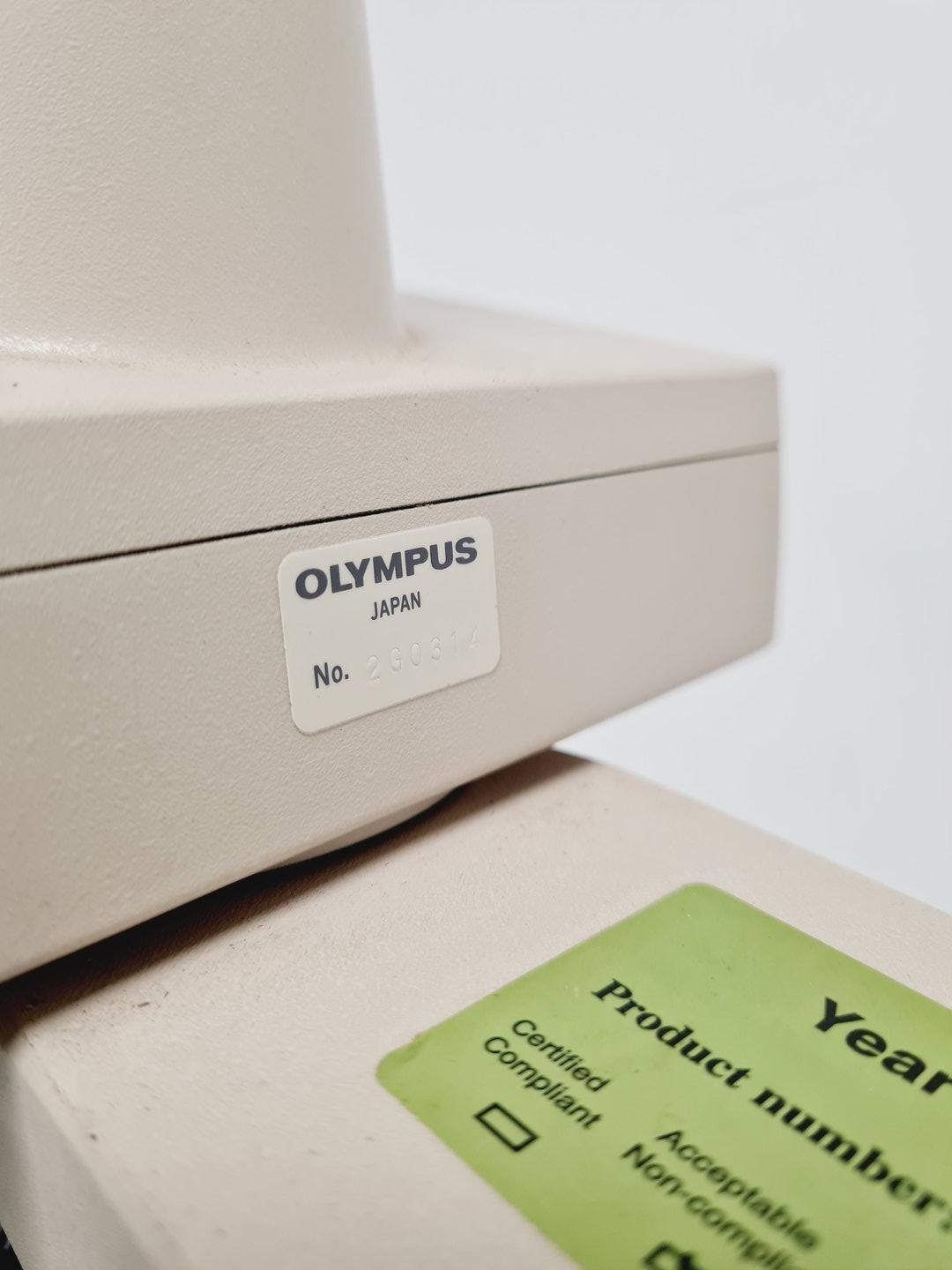 Image of Olympus BH-2 Compound Microscope w/ 5 x Objectives Lab