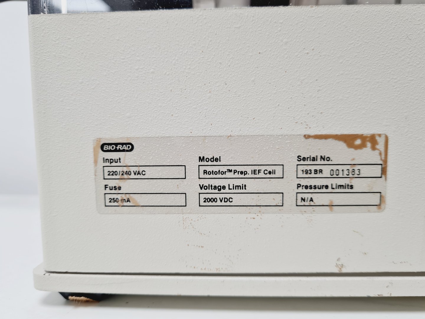 Image of Bio-Rad Rotofor Preparative IEF Cell & 491 Electrophoresis Prep Cell 