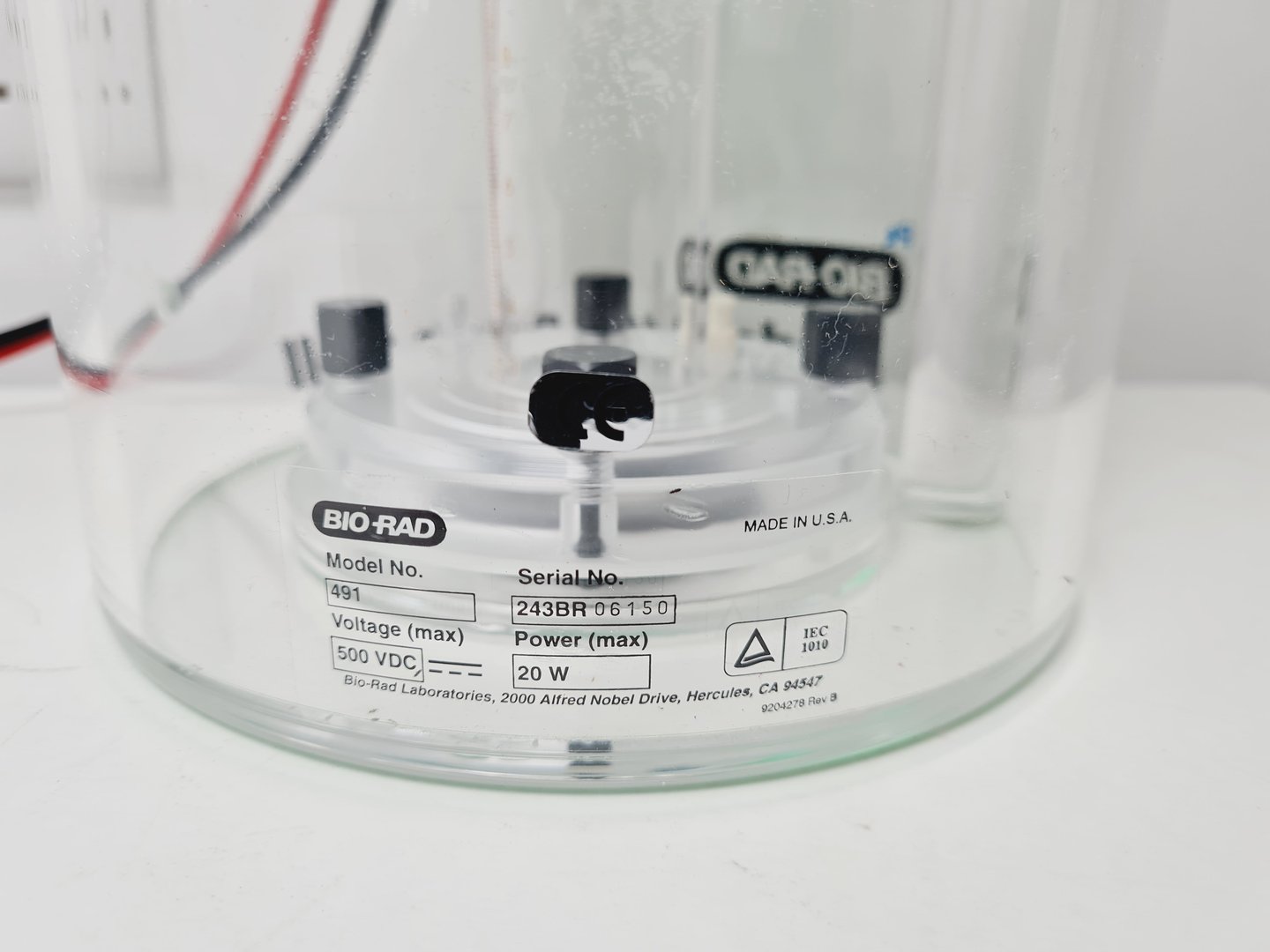 Image of Bio-Rad Rotofor Preparative IEF Cell & 491 Electrophoresis Prep Cell 