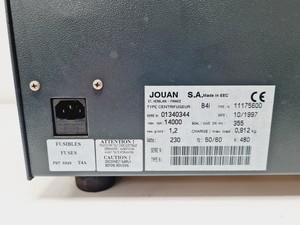 Thumbnail image of Jouan B4i Benchtop Centrifuge with S40 and AB 2.14 Rotors Lab