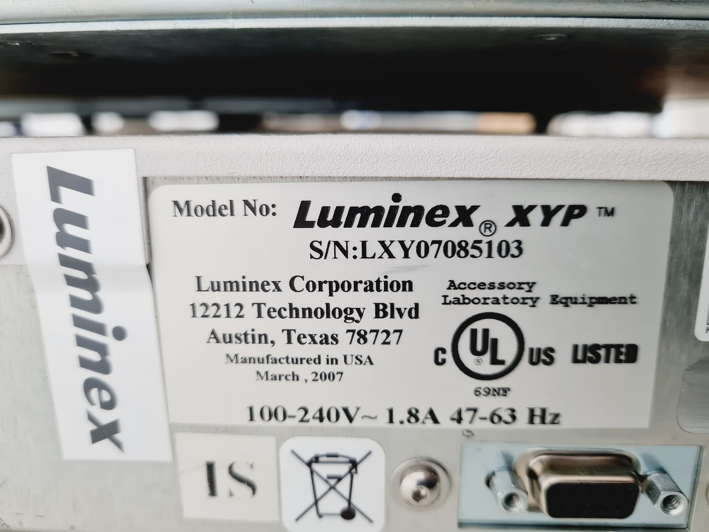 Image of Luminex 200 Multiplex Assy System with XYP lab