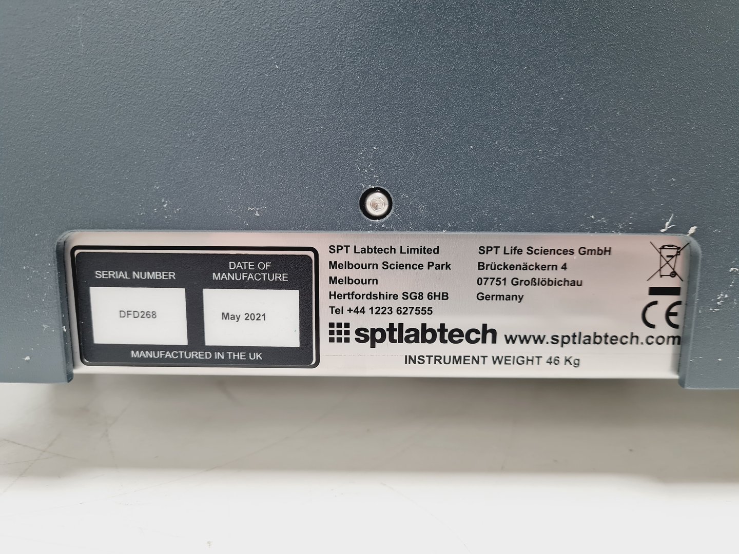 Image of SPT Labtech Dragonfly Discovery Reagent Dispenser Lab