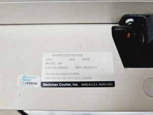 Thumbnail image of Beckman Coulter Avanti J-E Centrifuge 