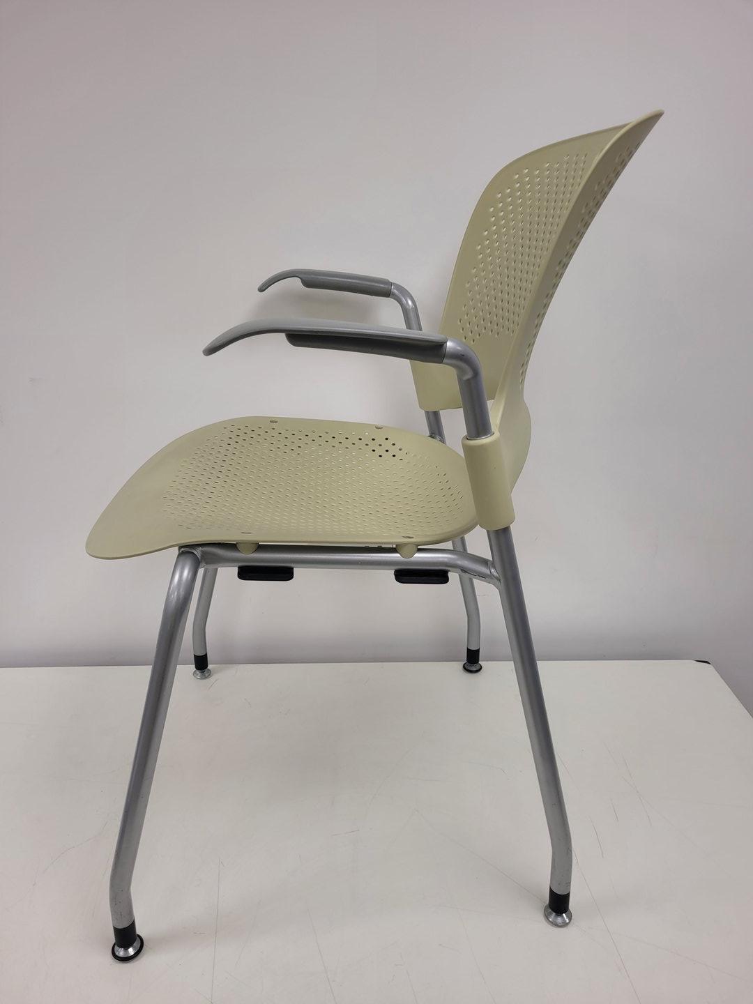 Image of 7 x Herman Miller Caper Stackable Armchairs