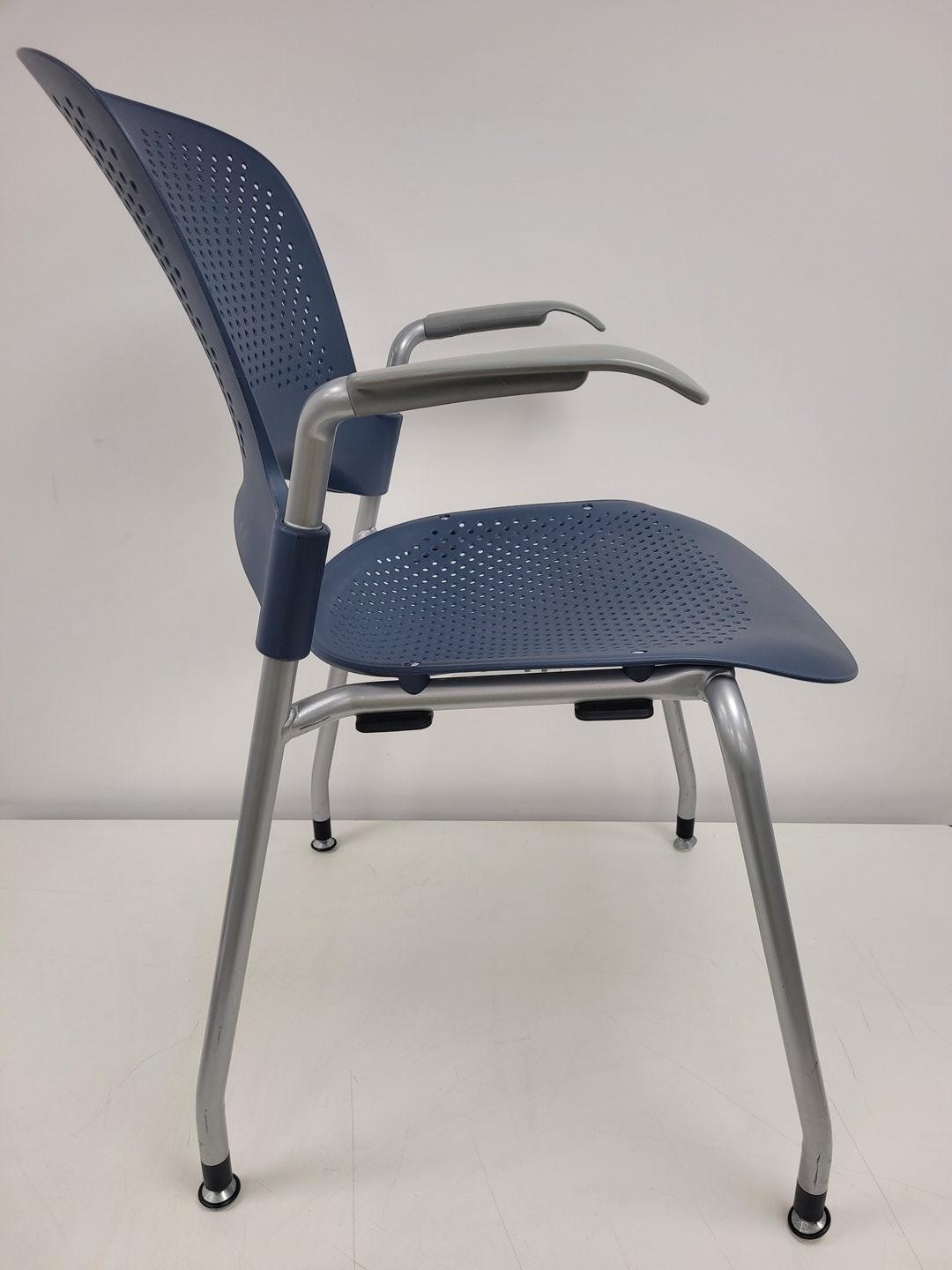 Image of 7 x Herman Miller Caper Stackable Armchairs