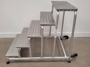 Thumbnail image of Haca Leitern 7656/05 5 Step Steel Mobile Safety Warehouse Steps 1 Metre 