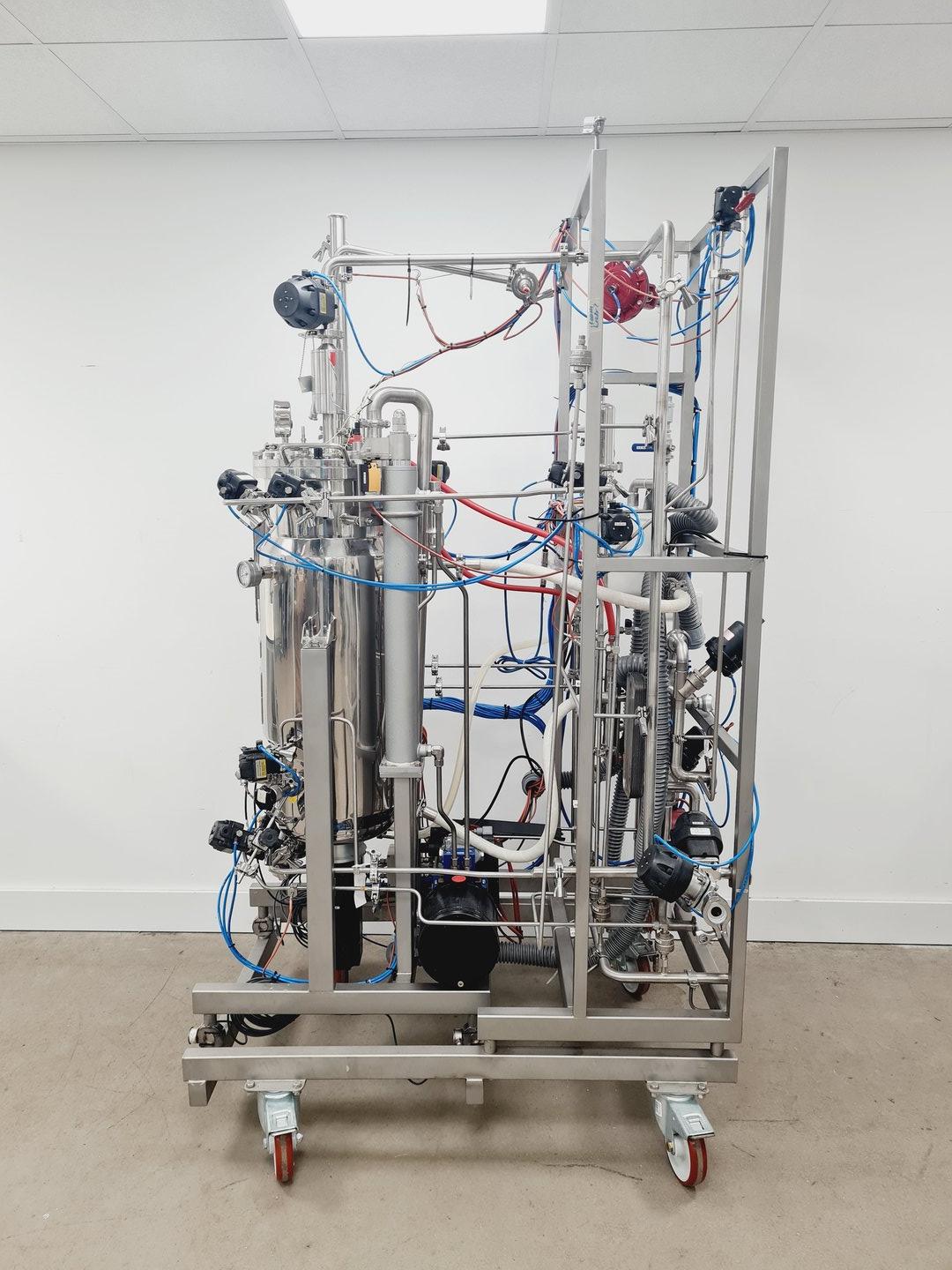 Image of Applikon Pilot System Stainless Steel Bioreactor 70 Litre & Unichiller 100T-H