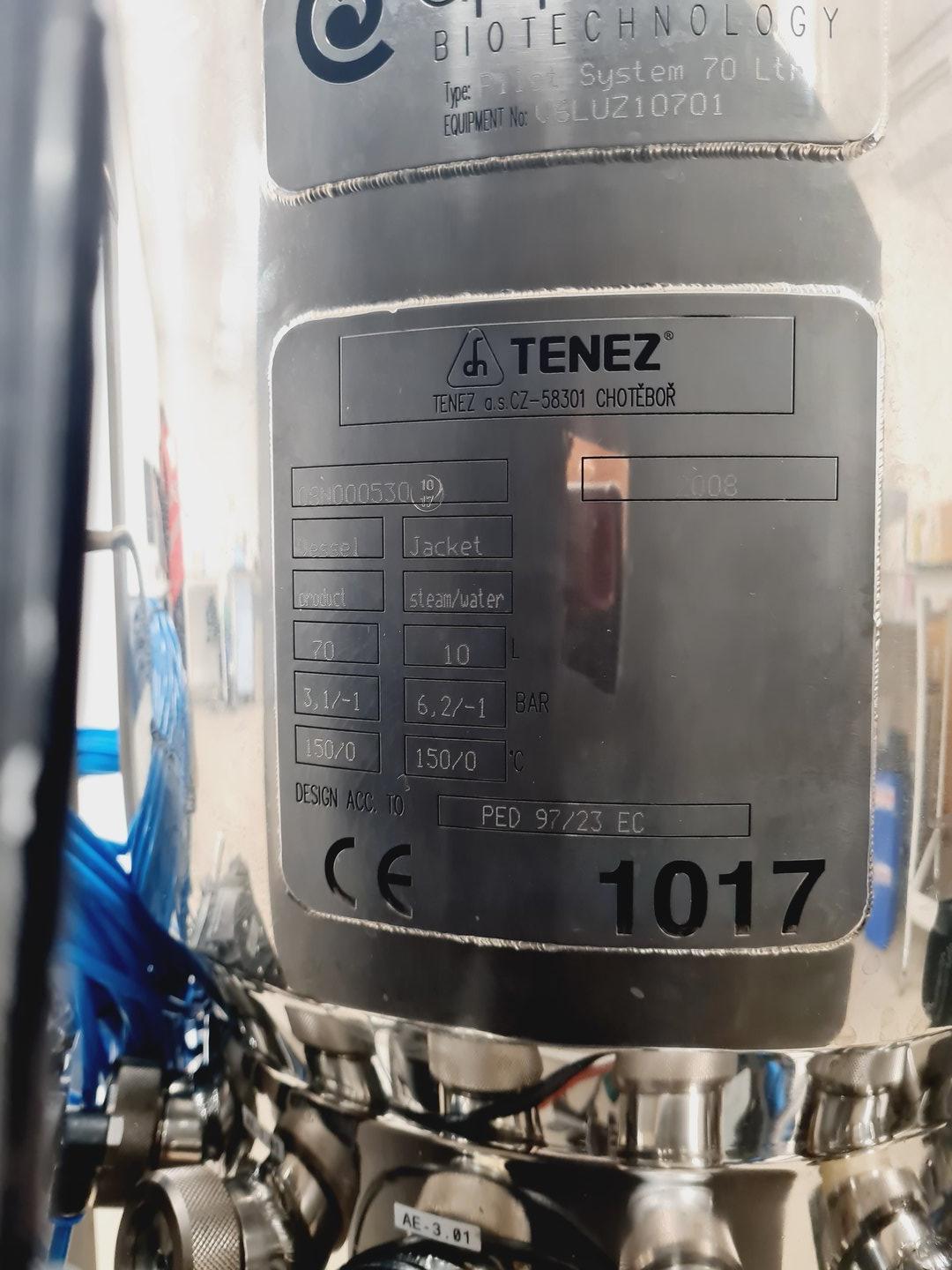 Image of Applikon Pilot System Stainless Steel Bioreactor 70 Litre & Unichiller 100T-H