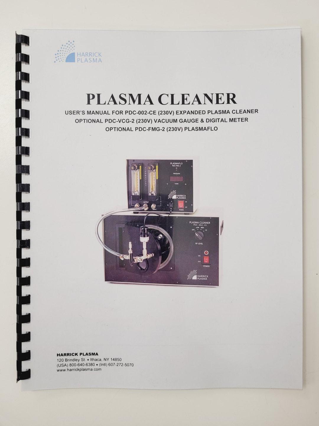 Image of Harrick Plasma Cleaner PDC-002-CE with Pump & Accessories Lab