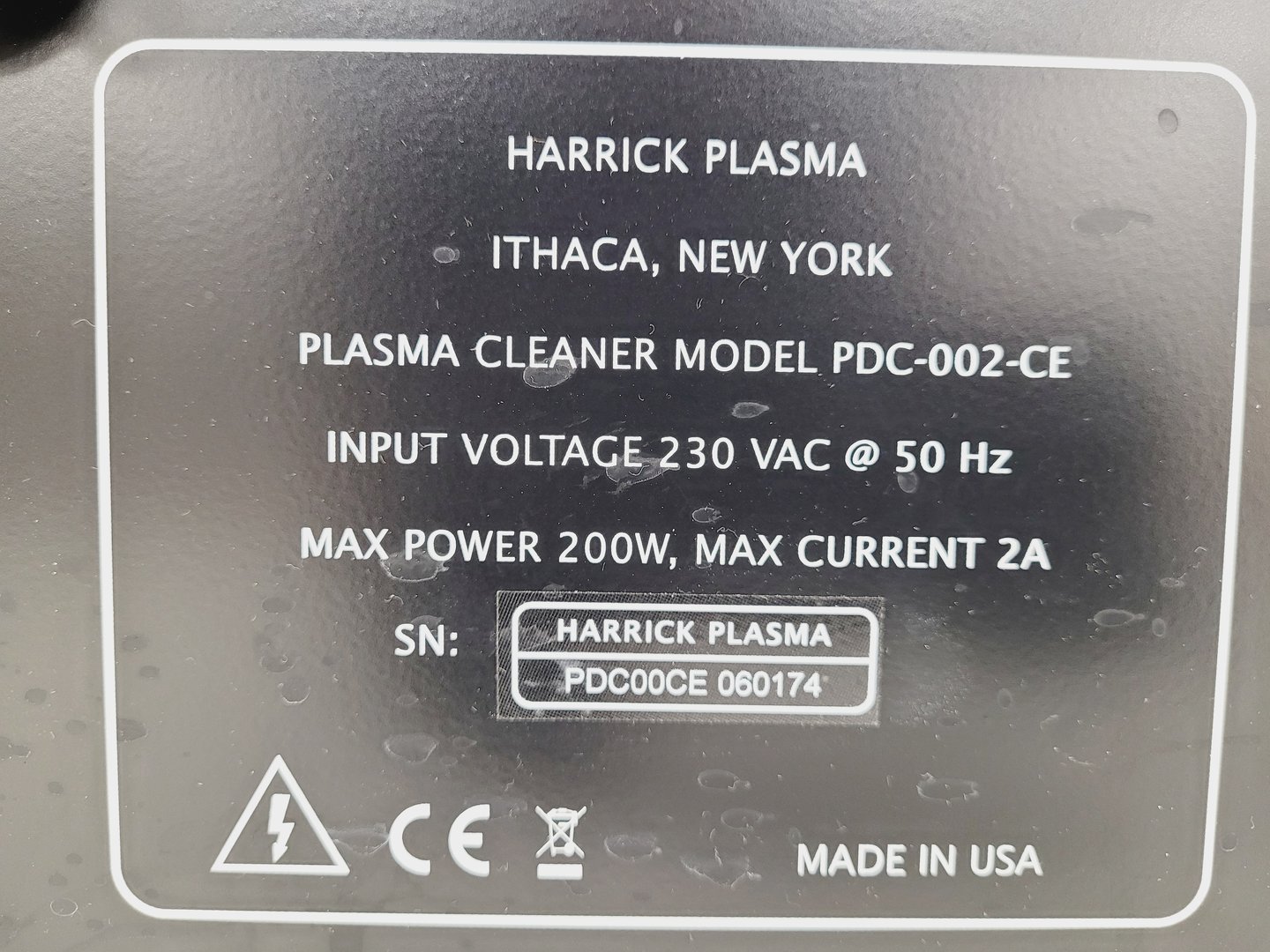 Image of Harrick Plasma Cleaner PDC-002-CE with Pump & Accessories Lab