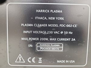 Thumbnail image of Harrick Plasma Cleaner PDC-002-CE with Pump & Accessories Lab