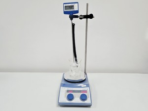 Thumbnail image of IKA Asynt ADS-HP-NT Magnetic Hotplate Stirrer & ADS-TC-NT Thermometer