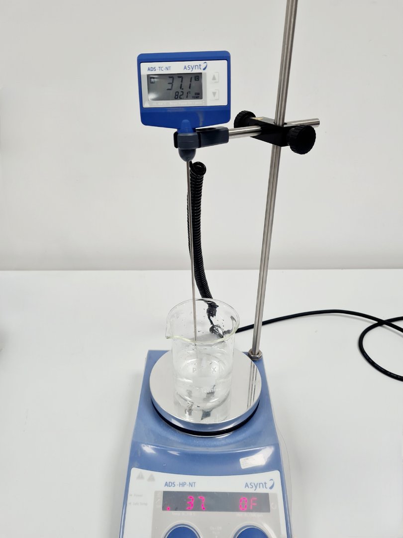 Image of IKA Asynt ADS-HP-NT Magnetic Hotplate Stirrer & ADS-TC-NT Thermometer