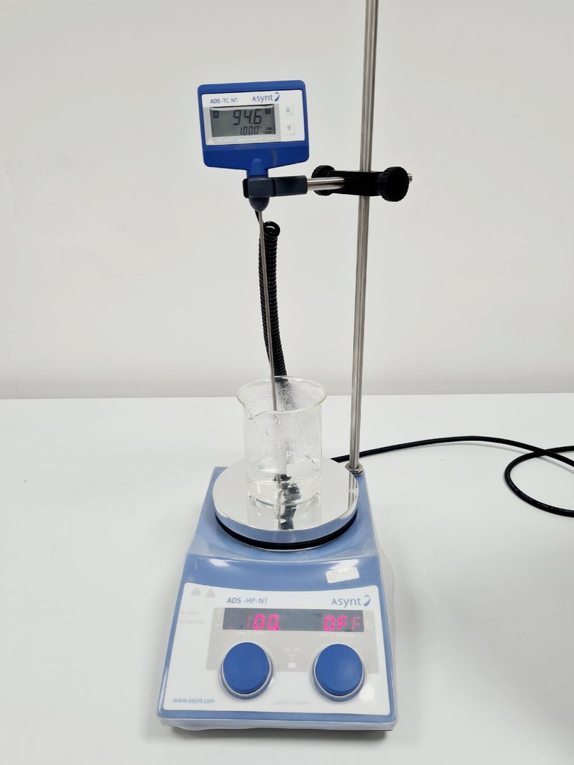 Image of IKA Asynt ADS-HP-NT Magnetic Hotplate Stirrer & ADS-TC-NT Thermometer