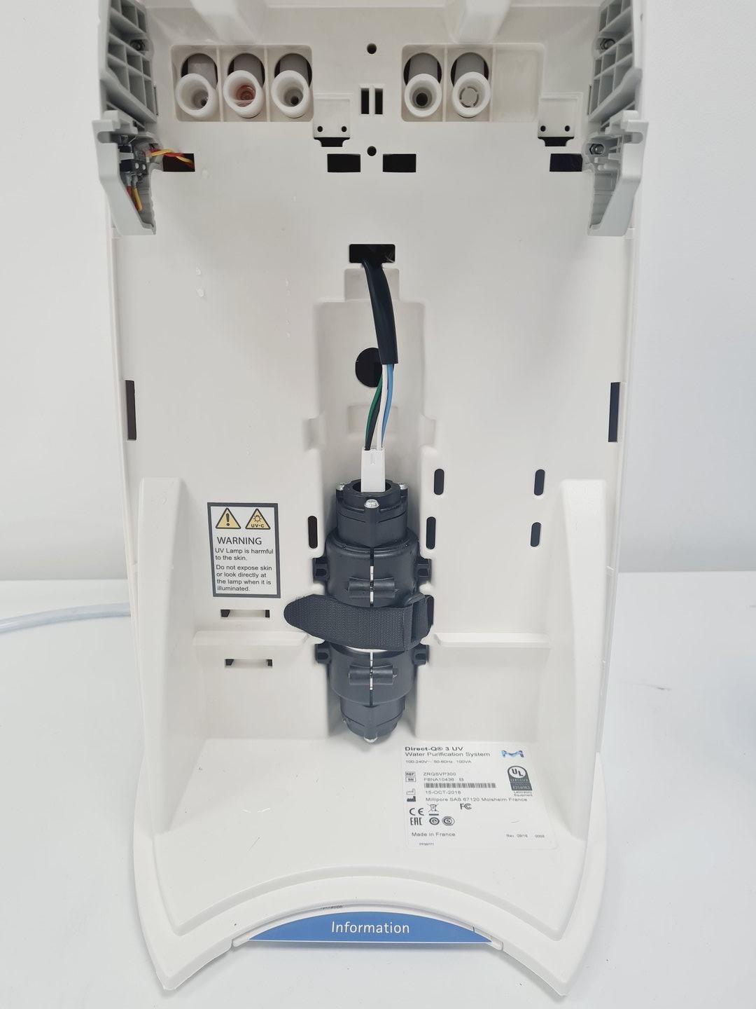 Image of Millipore Direct-Q 3 UV Water Purification Purifier System Lab
