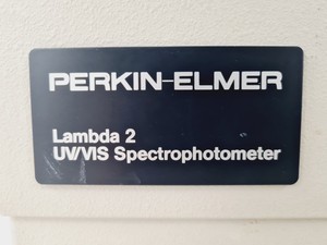 Thumbnail image of Perkin Elmer Lambda 2 UV/VIS Spectrophotometer Lab