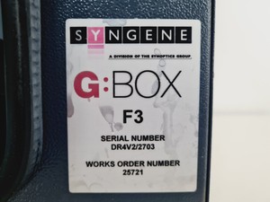 Thumbnail image of Syngene G-Box F3 Gel Imaging System With Mitsubishi P93D Printer