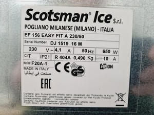 Thumbnail image of Scotsman EF156 Easy-Fit Laboratory Ice Machine Lab Spares/Repairs