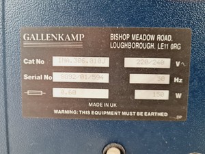 Thumbnail image of Gallenkamp Economy Incubator With Fan Size 1  INA.306.010J Lab