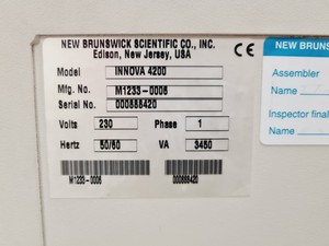 Thumbnail image of New Brunswick Scientific Innova 4200 Shaker Incubator Lab