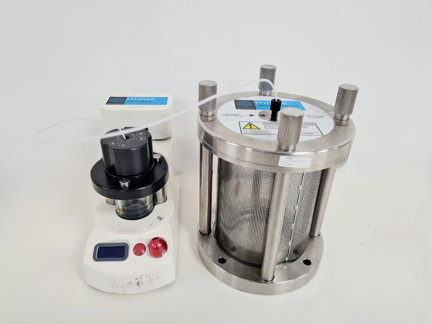 Image of Dolomite Mitos P-Pump System w/ Remote Chamber + Flow Rate Sensor