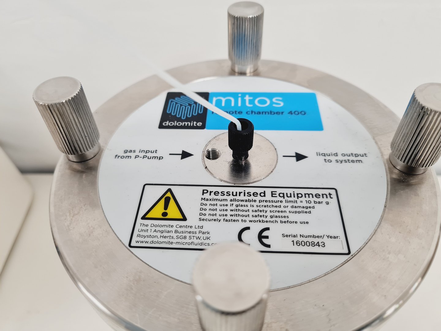 Image of Dolomite Mitos P-Pump System w/ Remote Chamber + Flow Rate Sensor