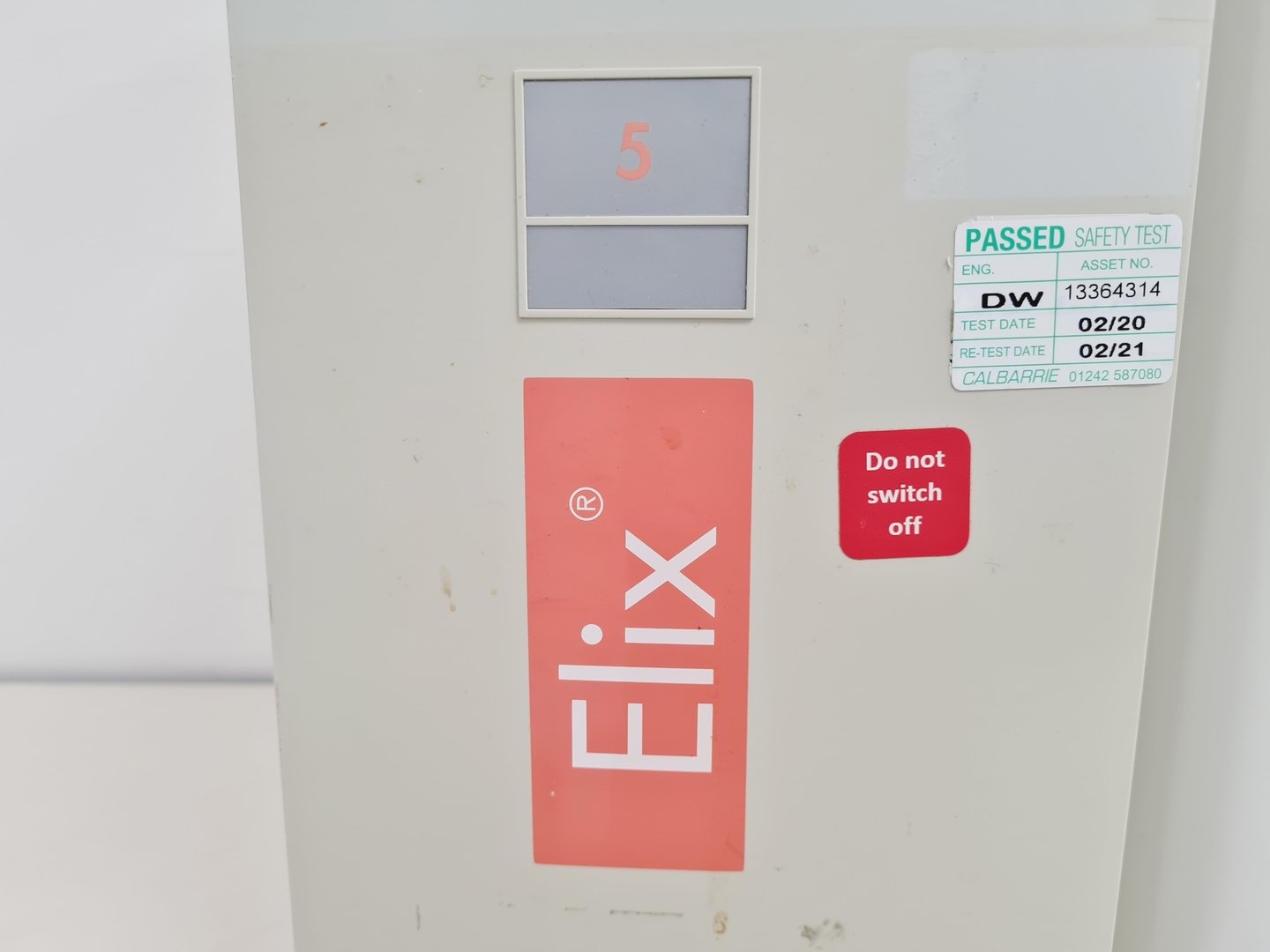 Image of Milli-Q Millipore Elix 5 Water Purification System