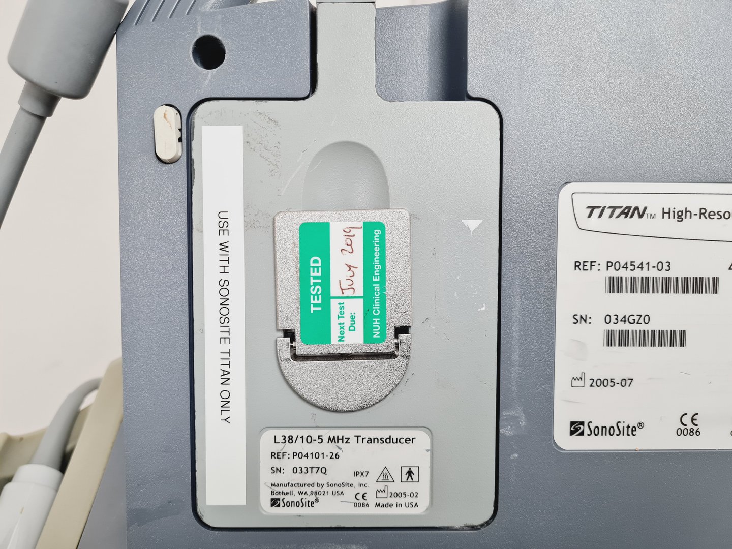 Image of SonoSite Titan Portable Ultrasound Machine